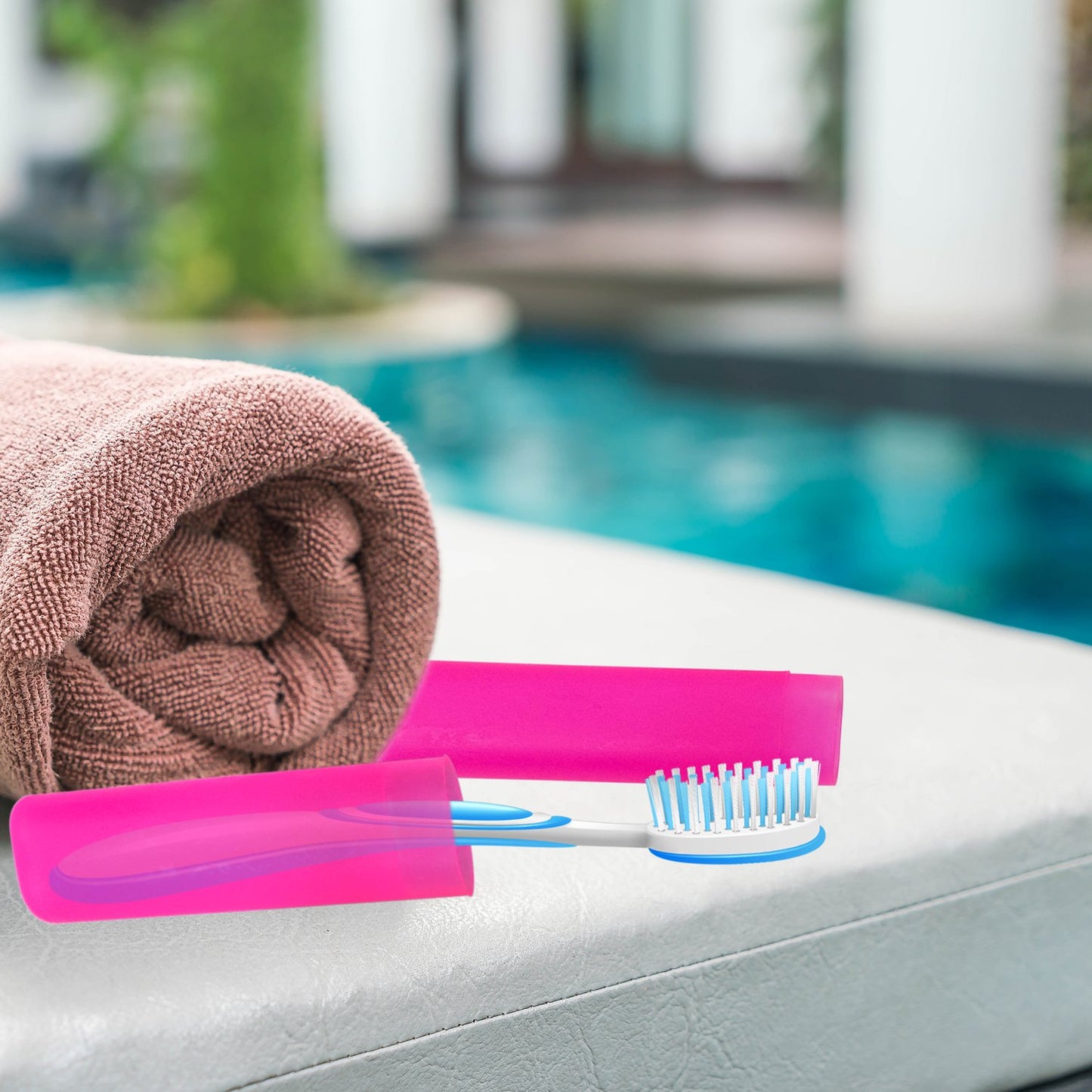 4 Pcs Portable Toothbrush Travel Cases - Dustproof & Ventilated Holders - Happy Price - Image 3