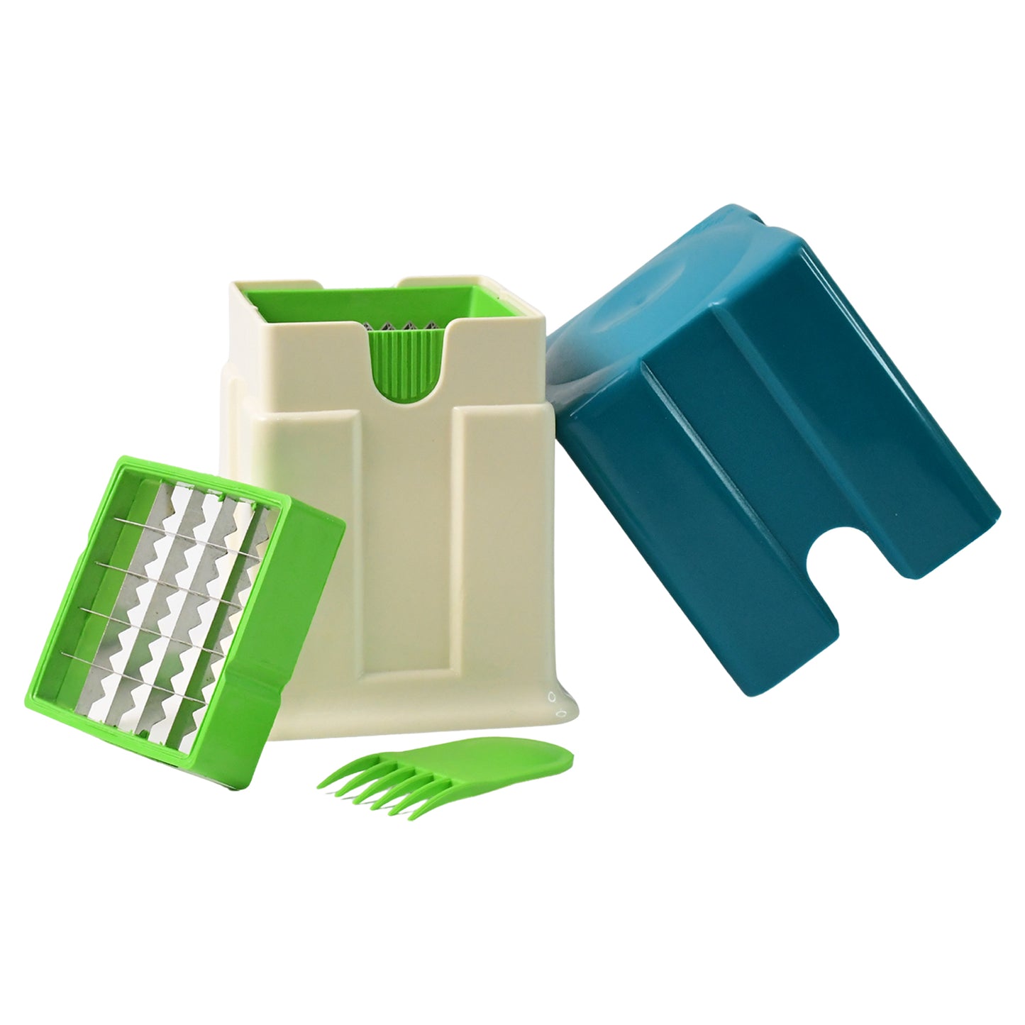 Stainless Steel Potato Chipper with Scraper - Easy French Fry Cutter - Happy Price - Image 4