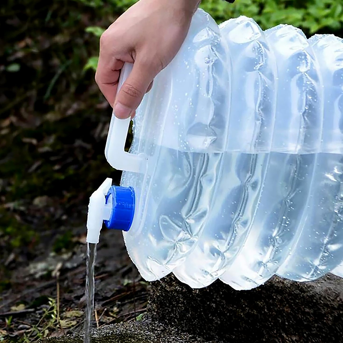 Collapsible Water Container with Tap - 5L & 10L Portable Outdoor Drink Dispenser - Happy Price - Image 3