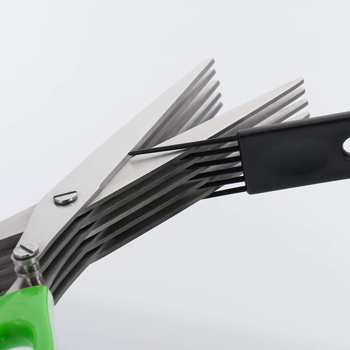 Multifunction Vegetable Stainless Steel Herbs Scissor With 5 Blades - Happy Price - Image 6