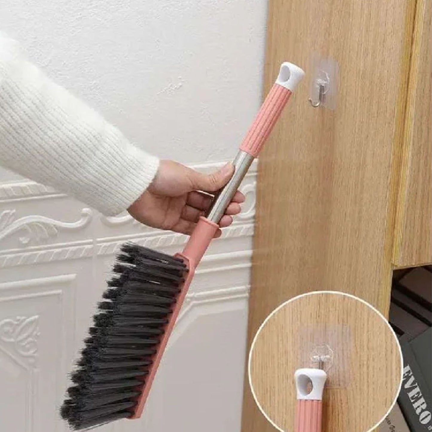 46cm Long Handle Cleaning Brush for Home & Car Dusting (1 Pc) - Happy Price - Image 2