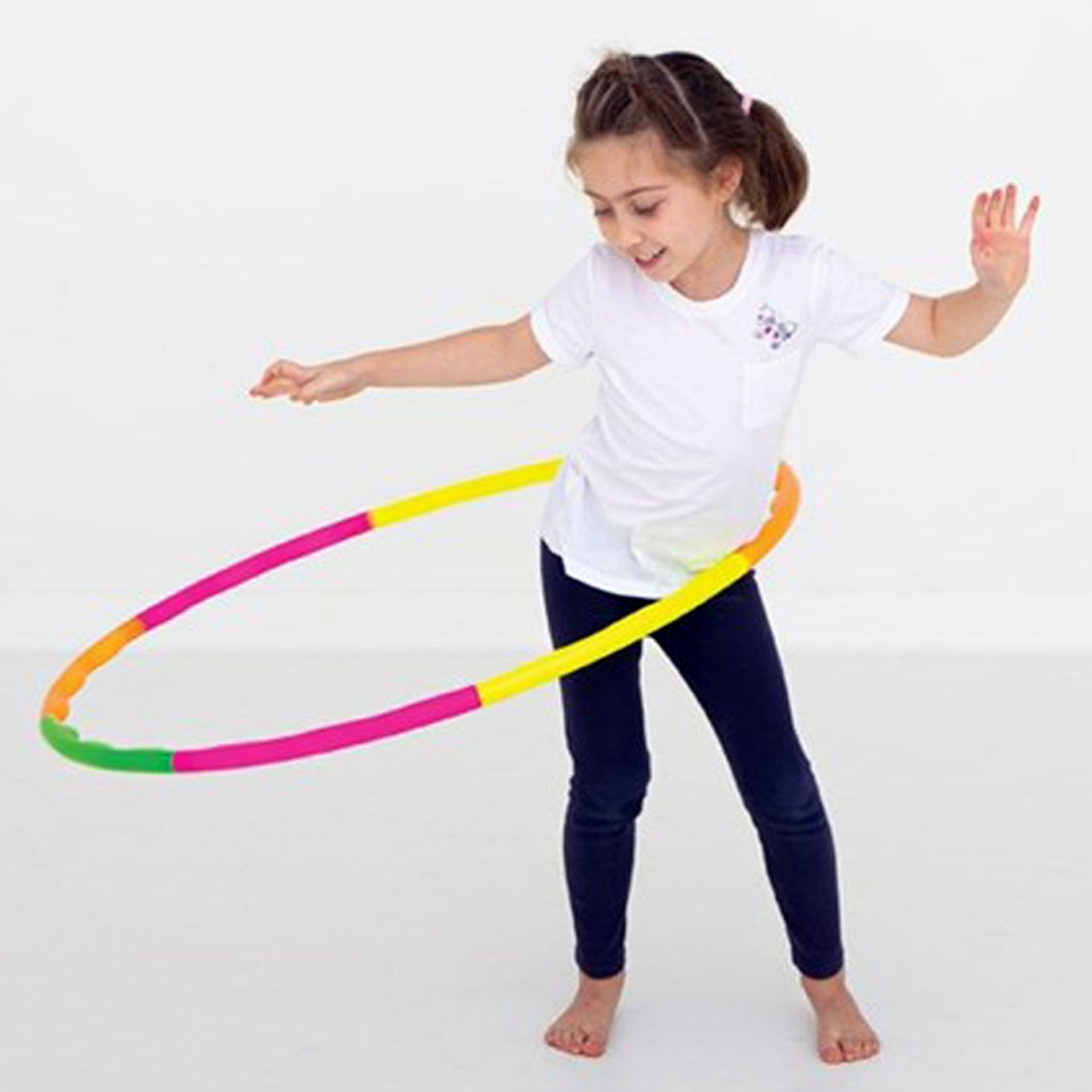 Hoops Hula Interlocking Exercise Ring For Fitness With Dia Meter Boys Girls And Adults - Happy Price - Image 2