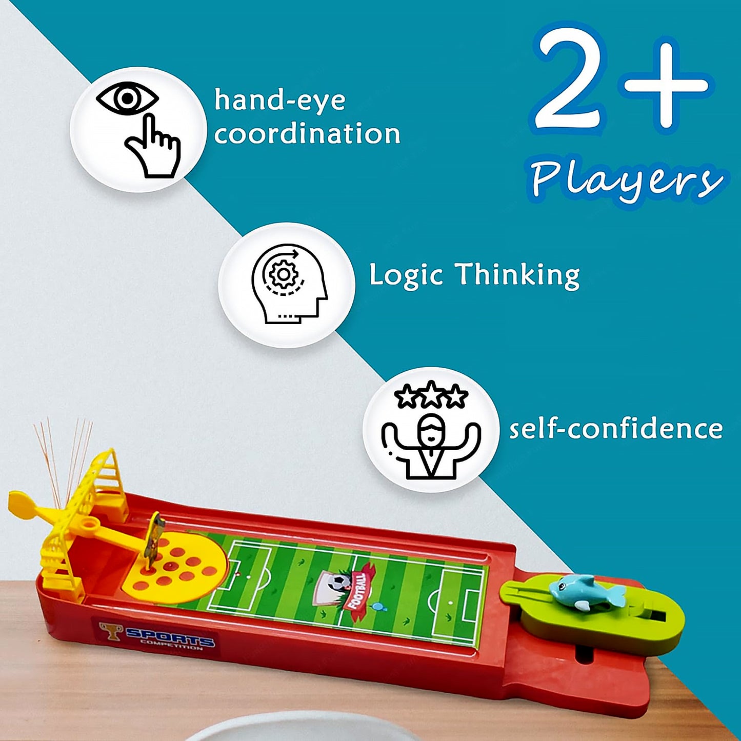 Mini Table Top Finger Football Game For Kids-desktop Game For Kids  Adults Fun Indoor Finger Bowling Game For Boys  Girls Family Board Game - Happy Price - Image 7