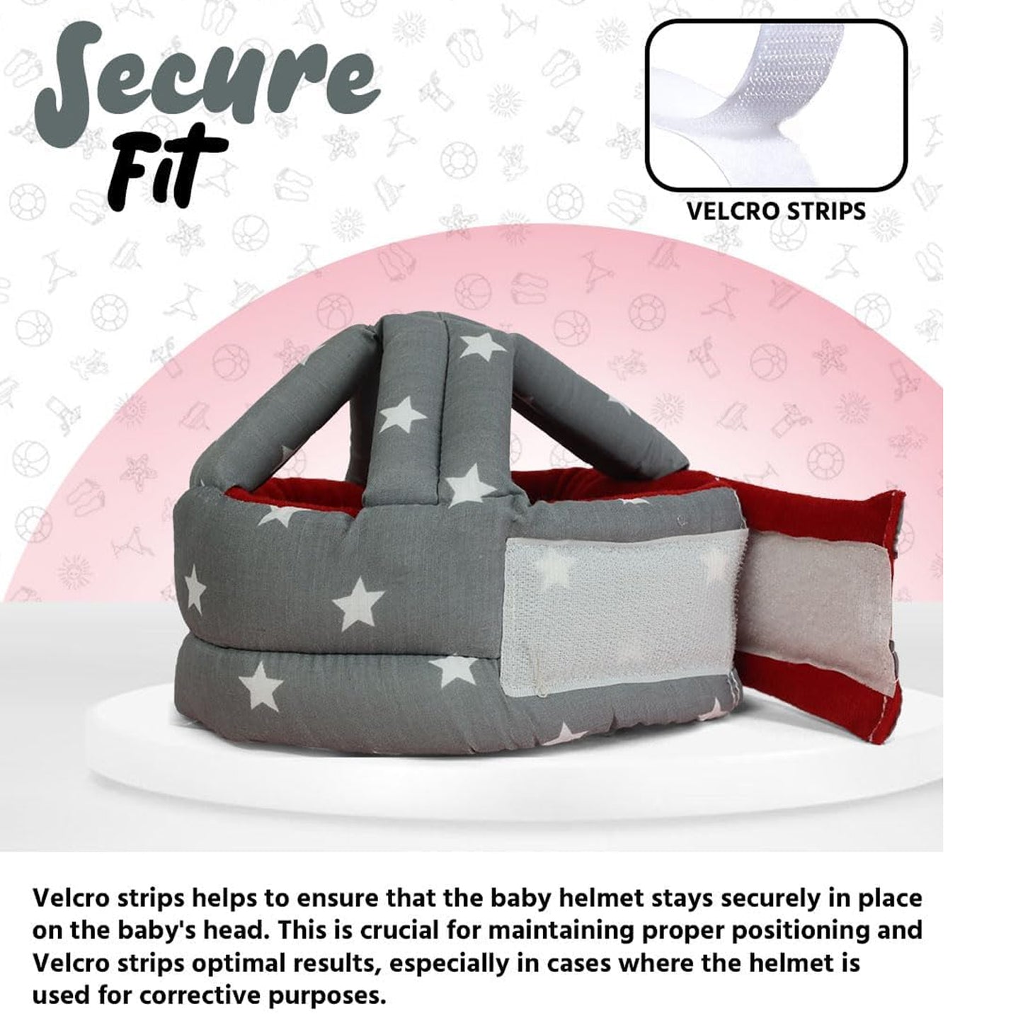 Baby Head Protection Helmet for Crawling & Walking (1 Pc) - Happy Price - Image 3