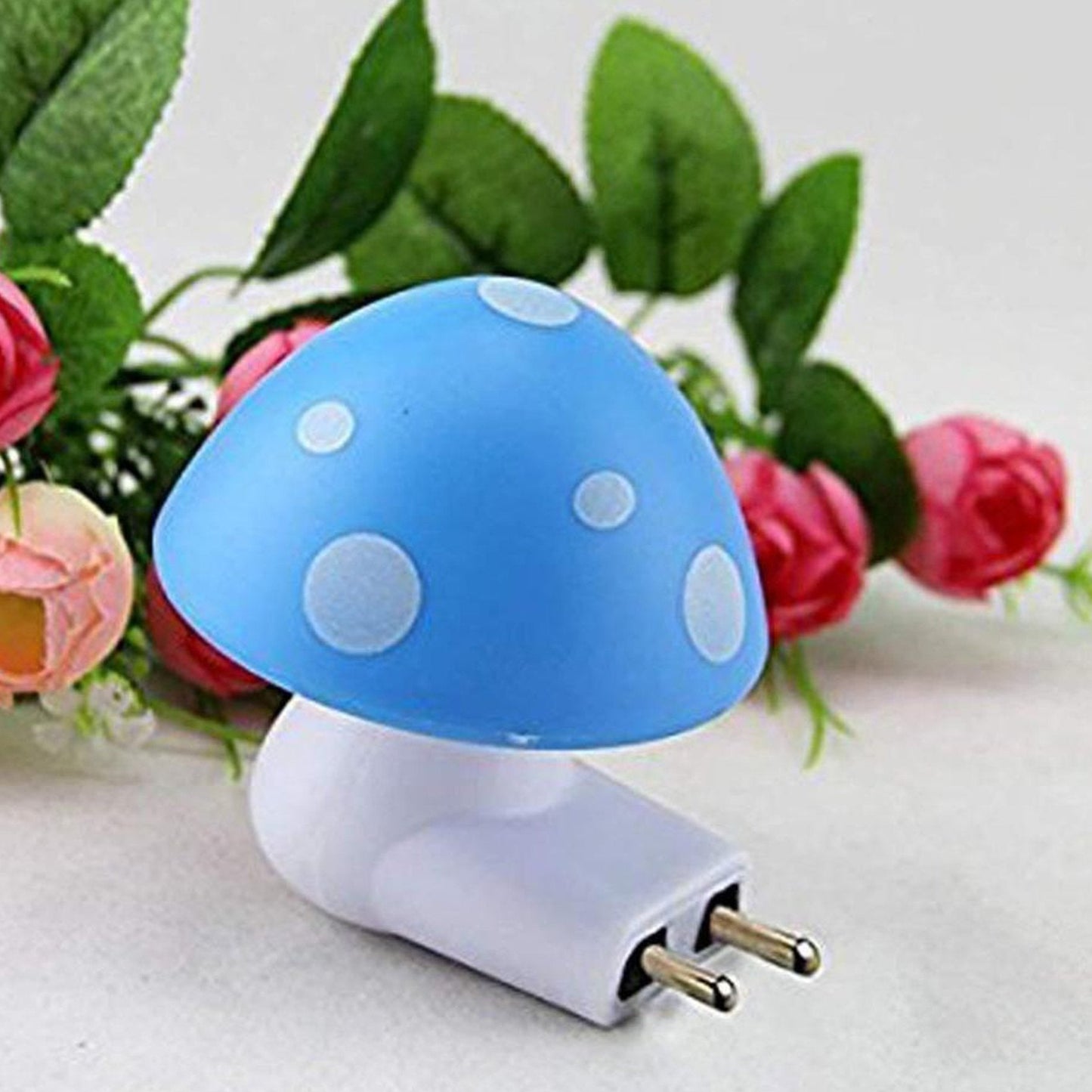 Automatic Night Sensor Mushroom Lamp (0.2 Watt Multicolour) - Happy Price - Image 1