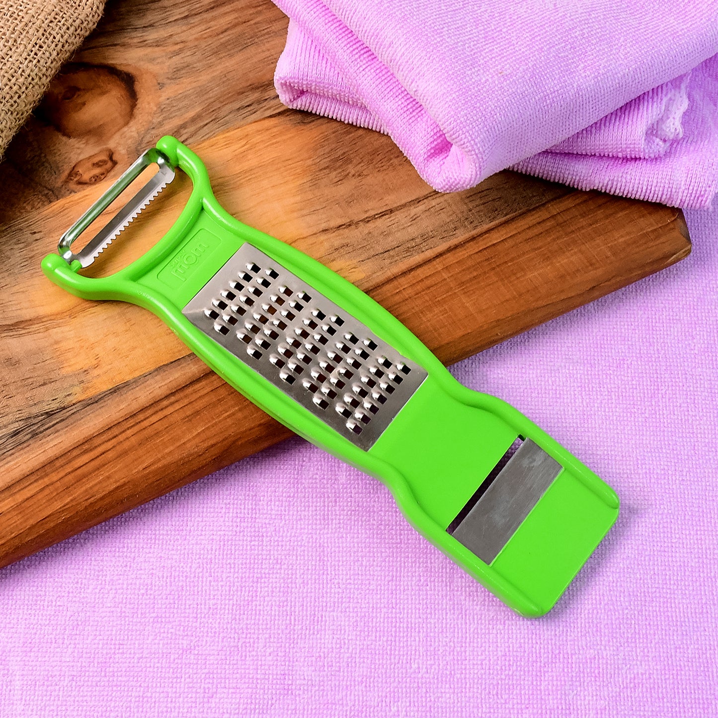 3-in-1 Stainless Steel Kitchen Peeler, Grater & Slicer (1 Pc) - Happy Price - Image 6