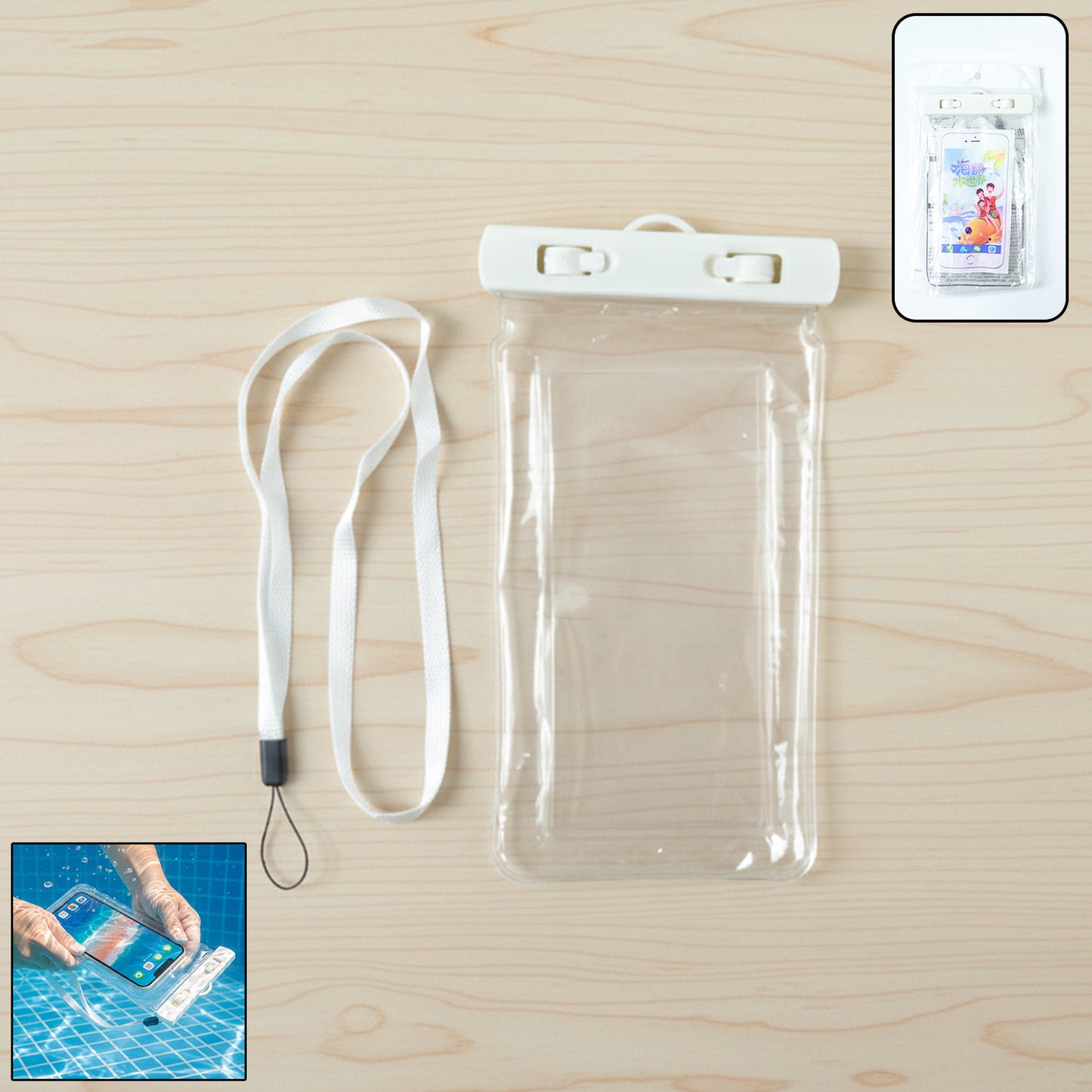 Waterproof Mobile Pouch - Clear Touchscreen Compatible Dry Bag (1 Pc) - Happy Price - Image 6