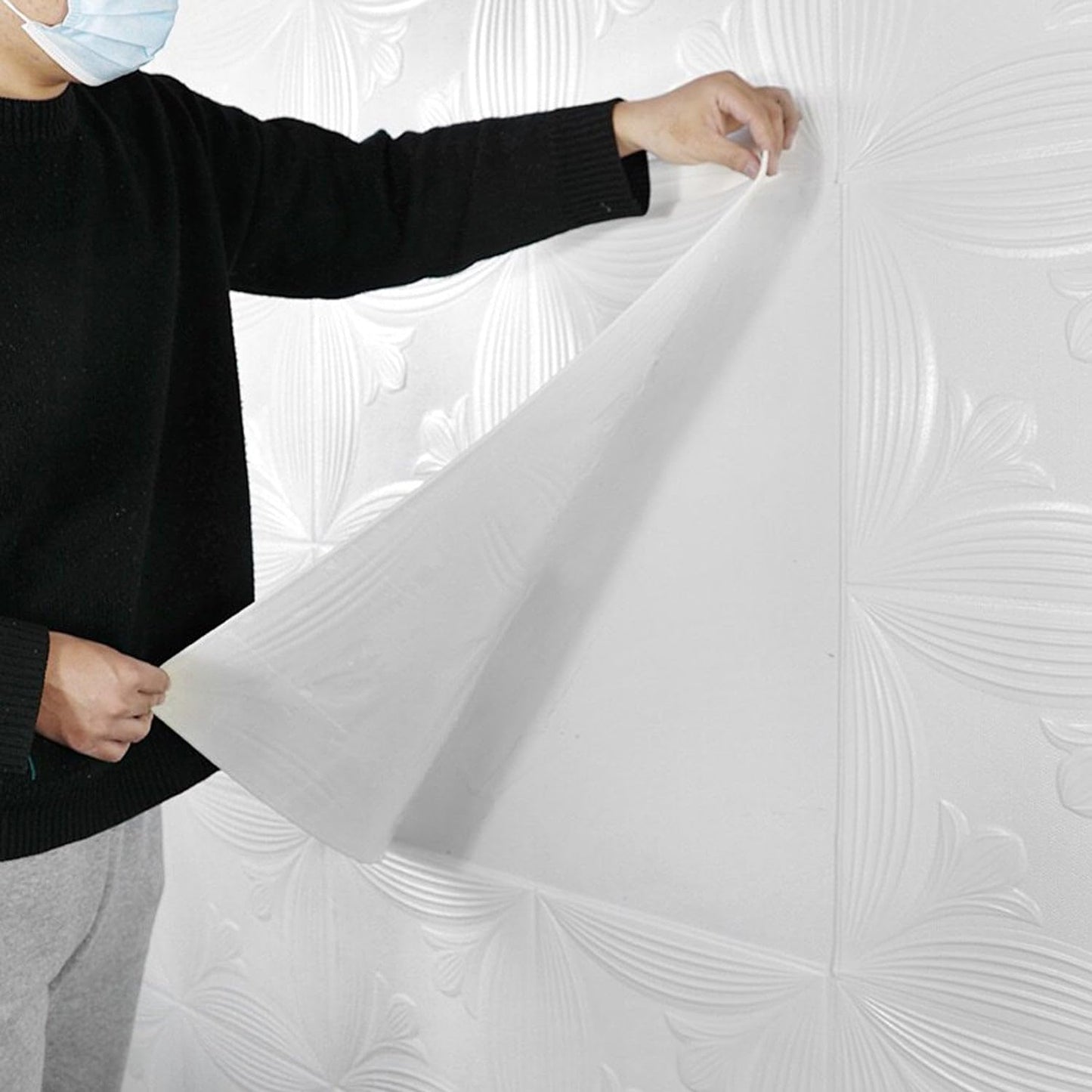 Wallpaper 3d Foam Wallpaper Sticker Panels (70 X 70 Cm  1 Pc)
