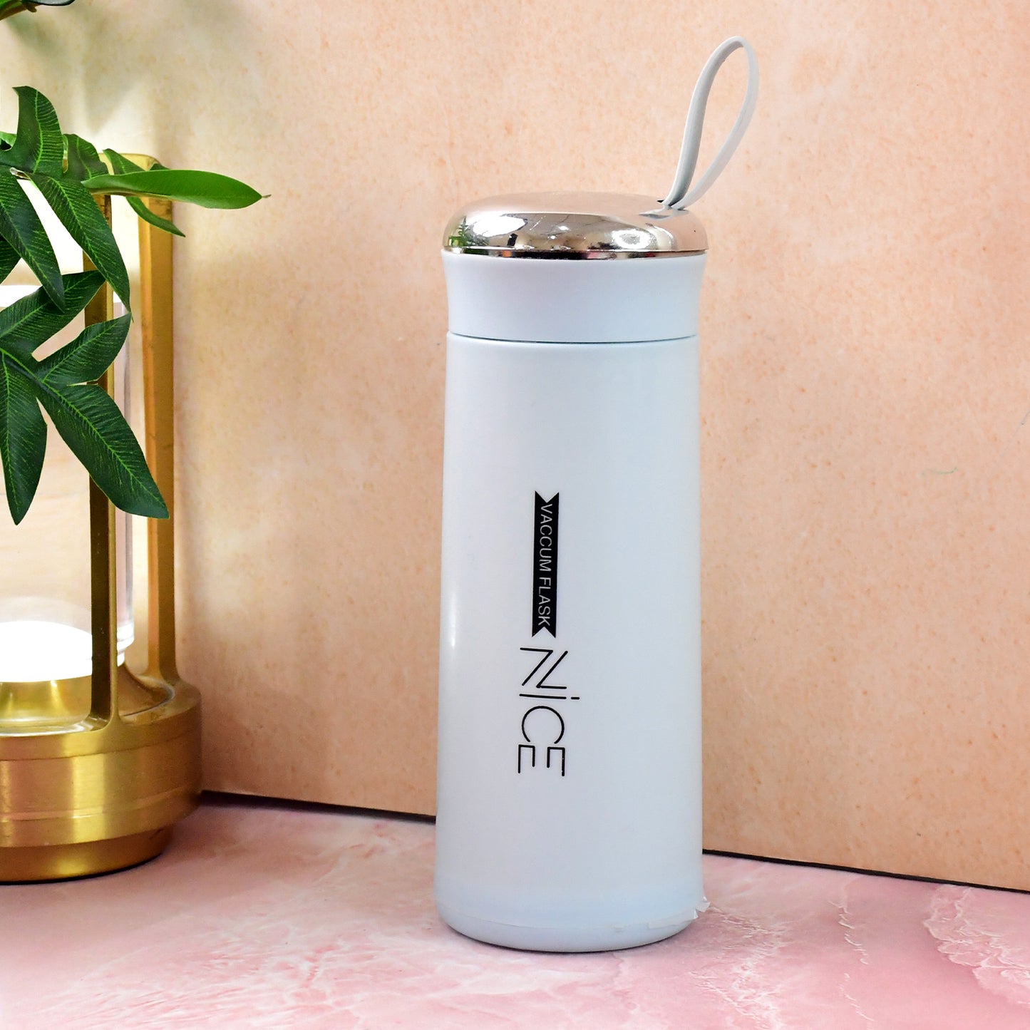 400ml Borosilicate Glass Water Bottle - Leak Proof, Light Blue (1 Pc) - Happy Price - Image 5