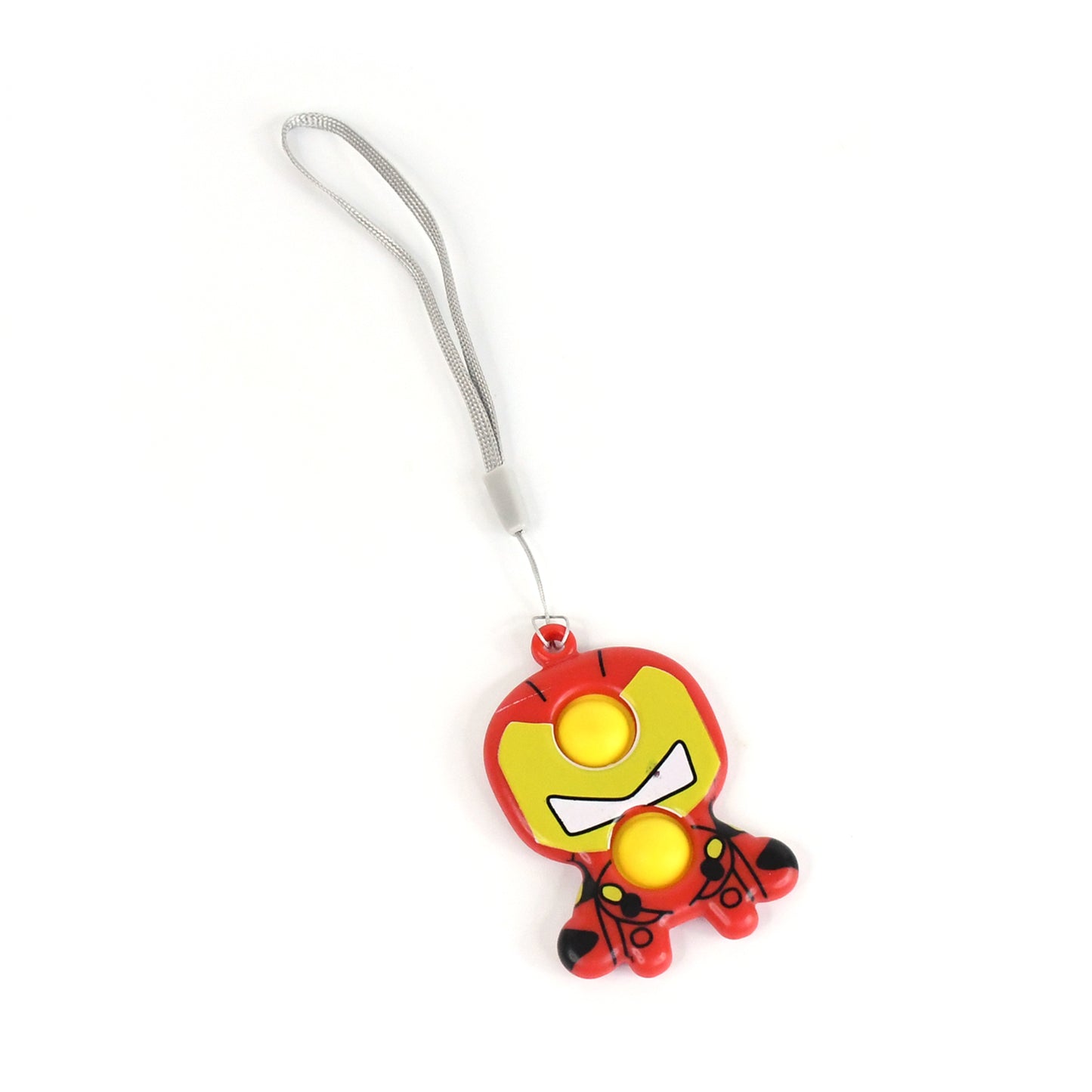 Creative Cartoon Superhero Style Mini Push Pop Bubble Keychain (1 Pc) - Happy Price - Image 4