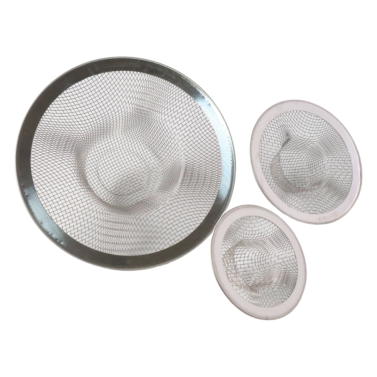 Stainless Steel Sink Drain Strainer Set - 3 Pieces - Happy Price - Image 5