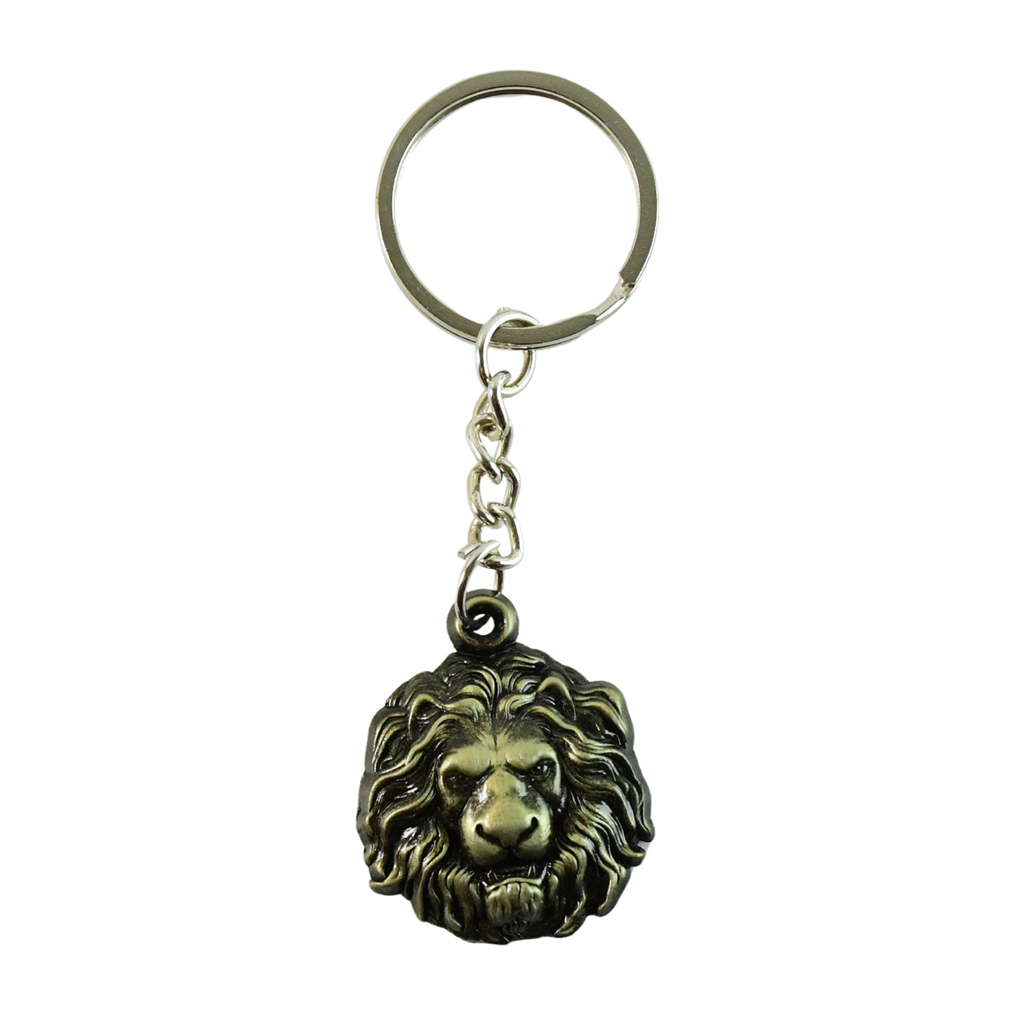 Lion Head Metal Keychain - Durable & Stylish Key Holder (1 Pc) - Happy Price - Image 2