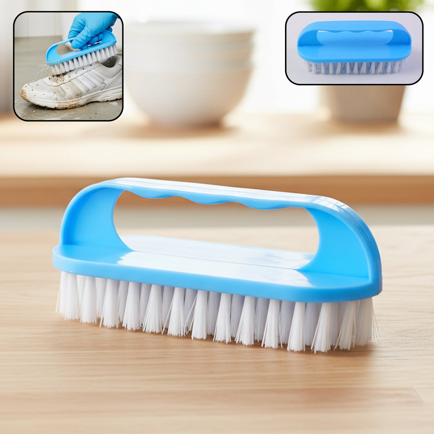 Heavy Duty Cleaning Brush for Home - 1 Pc Handheld Scrub Tool - Happy Price - Image 2