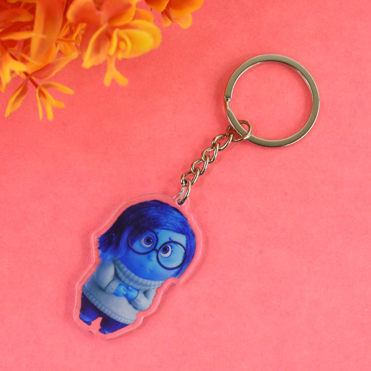 Cartoon Character-themed Acrylic Keychain (1 Pc) - Happy Price - Image 5