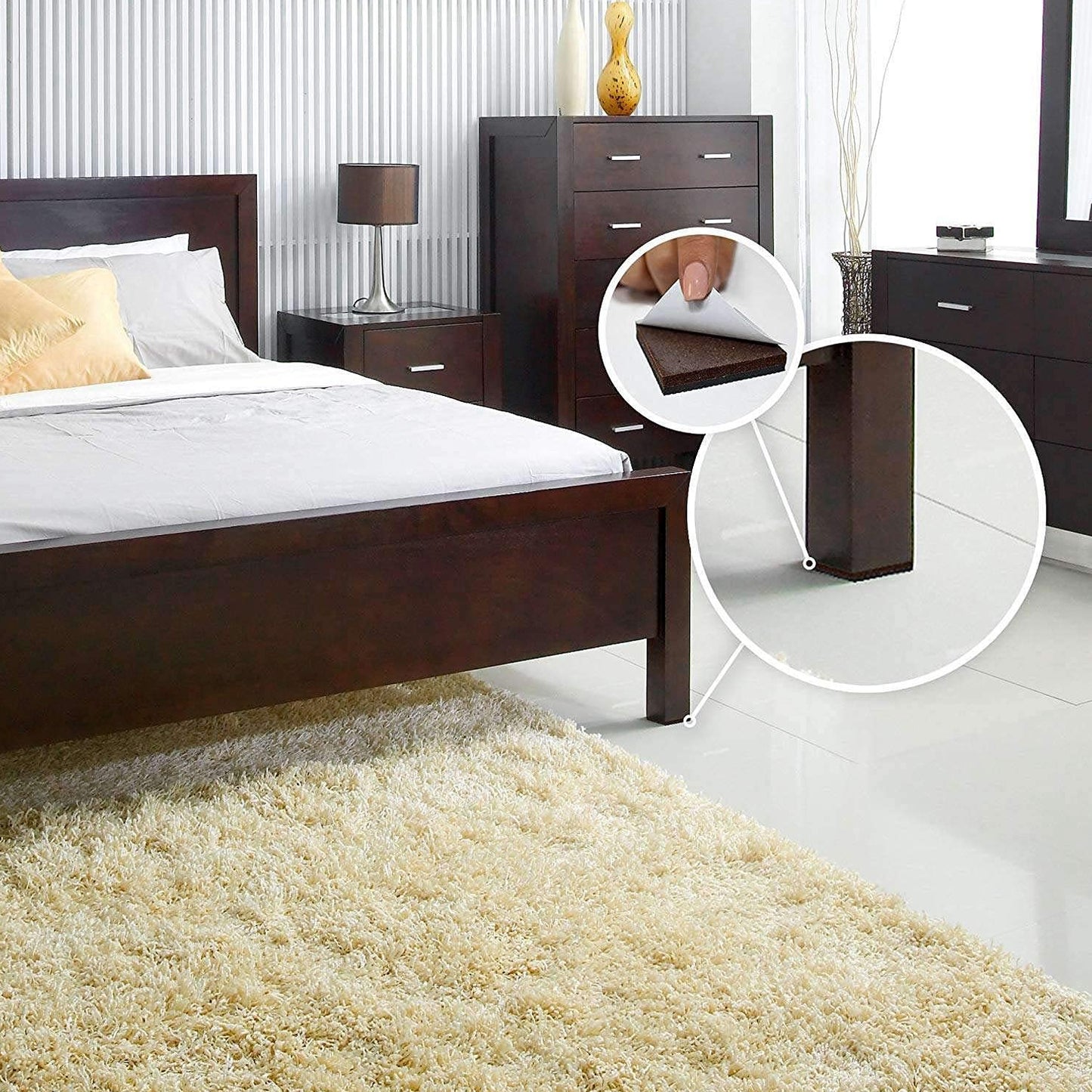 Furniture Pad Square Felt Pads Floor Protector Pad For Home  All Furniture Use - Happy Price - Image 7