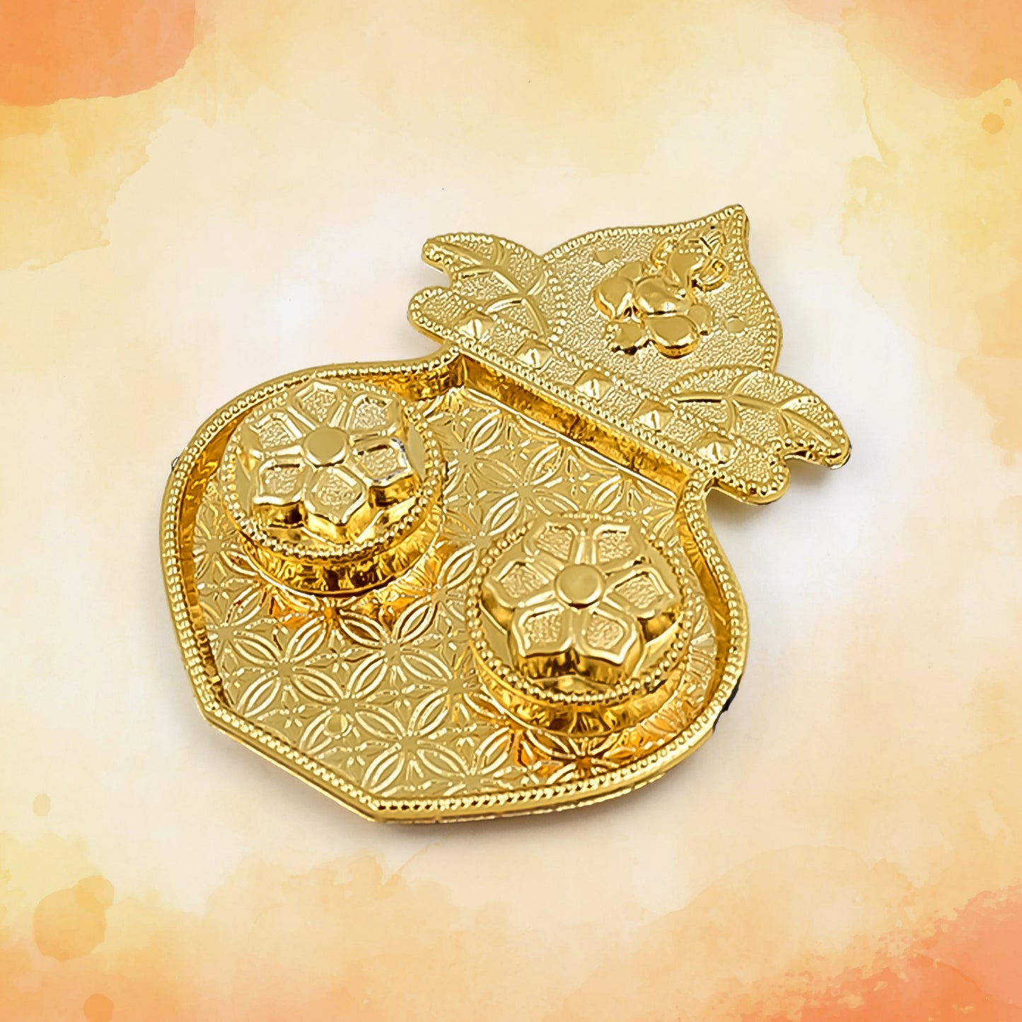 Kalash Shape Kumkum Thali for Puja & Festivals (1 Pc) - Happy Price - Image 2