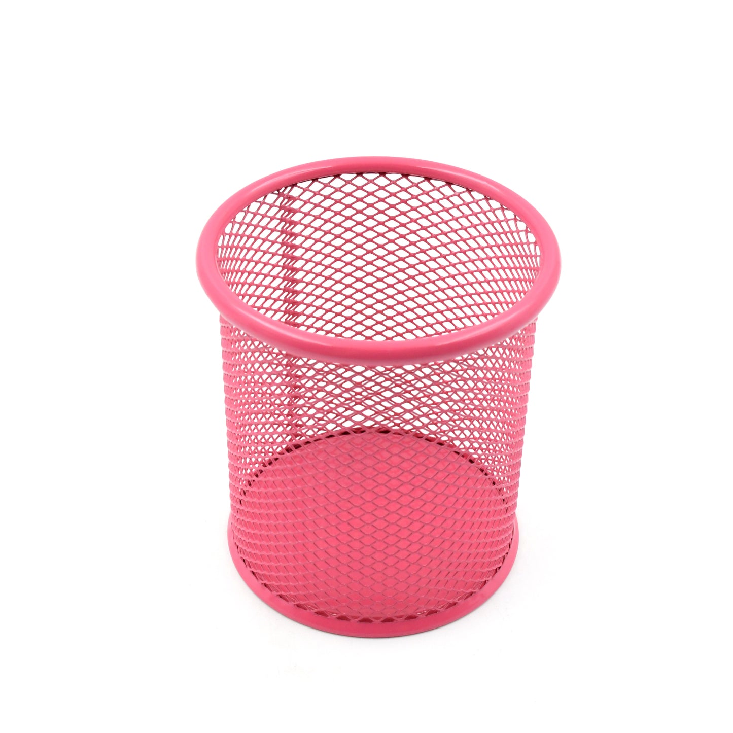 Pen Holder Pen Holder Office Desk Metal Mesh Pen Stand Pencil Stationery Holder Desk Organizer Stand Storage Pencil Case (1 Pc) - Happy Price - Image 4