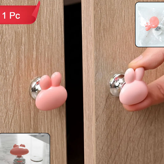 Cute Bunny Ear Cabinet Knob Handle - 1 Pc - Happy Price - Image 1