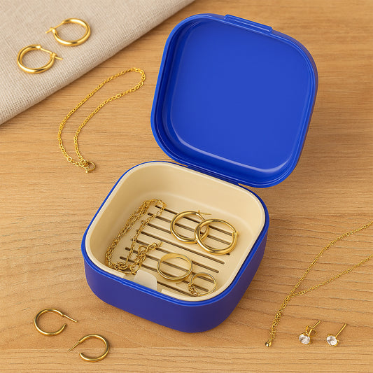 Blue Oblivion Multi-purpose Storage Box With Lid (1 Pc) - Happy Price - Image 1