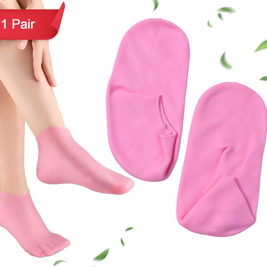 Silicone Moisturizing Socks (1 Pair) - Happy Price - Image 1