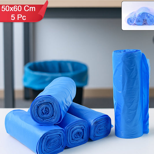 Durable Garbage Bags 50x60 cm - Pack of 5 Rolls - Happy Price - Image 1