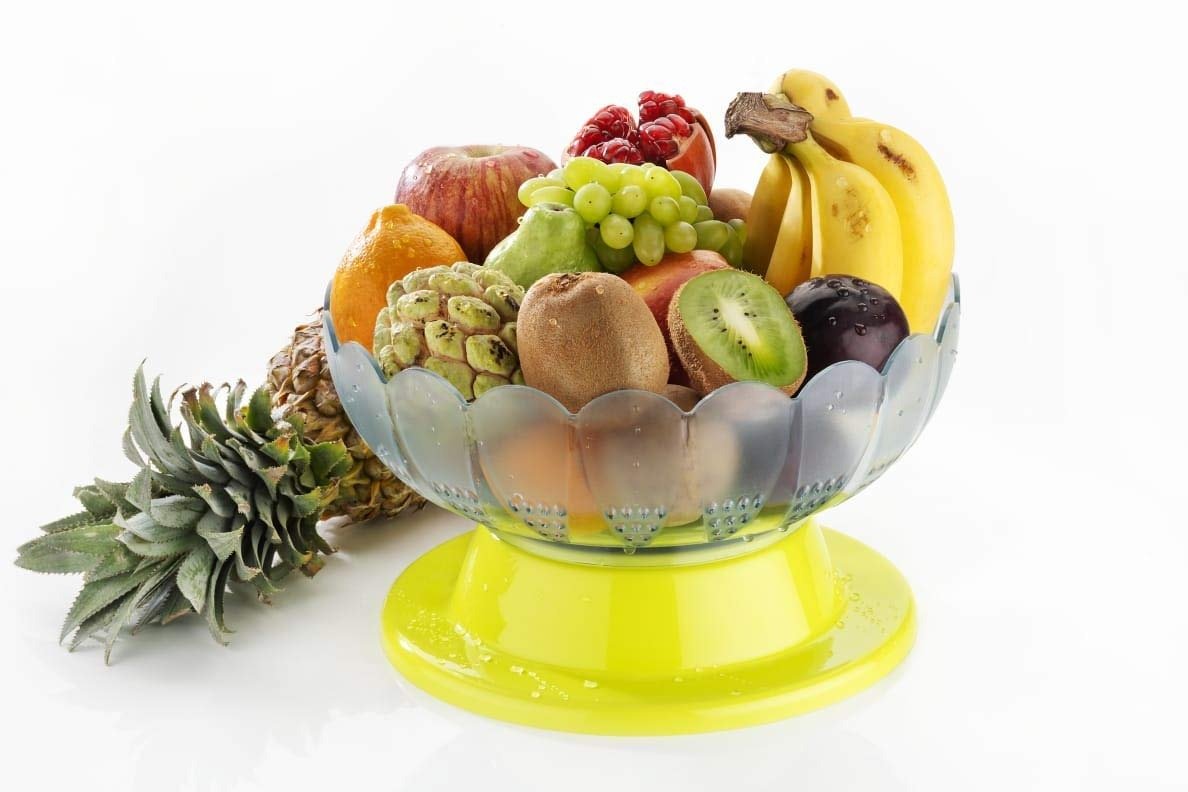 Absolute Plastic Round Revolving Fruit And Vegetable Bowl - Happy Price - Image 6