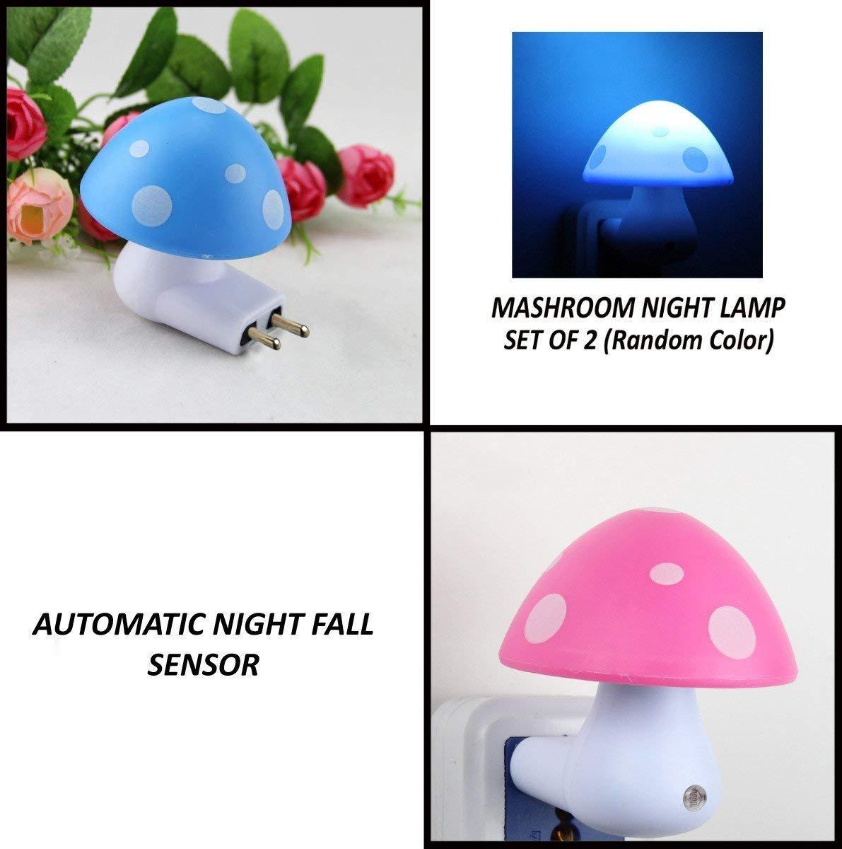 Automatic Night Sensor Mushroom Lamp (0.2 Watt Multicolour) - Happy Price - Image 3