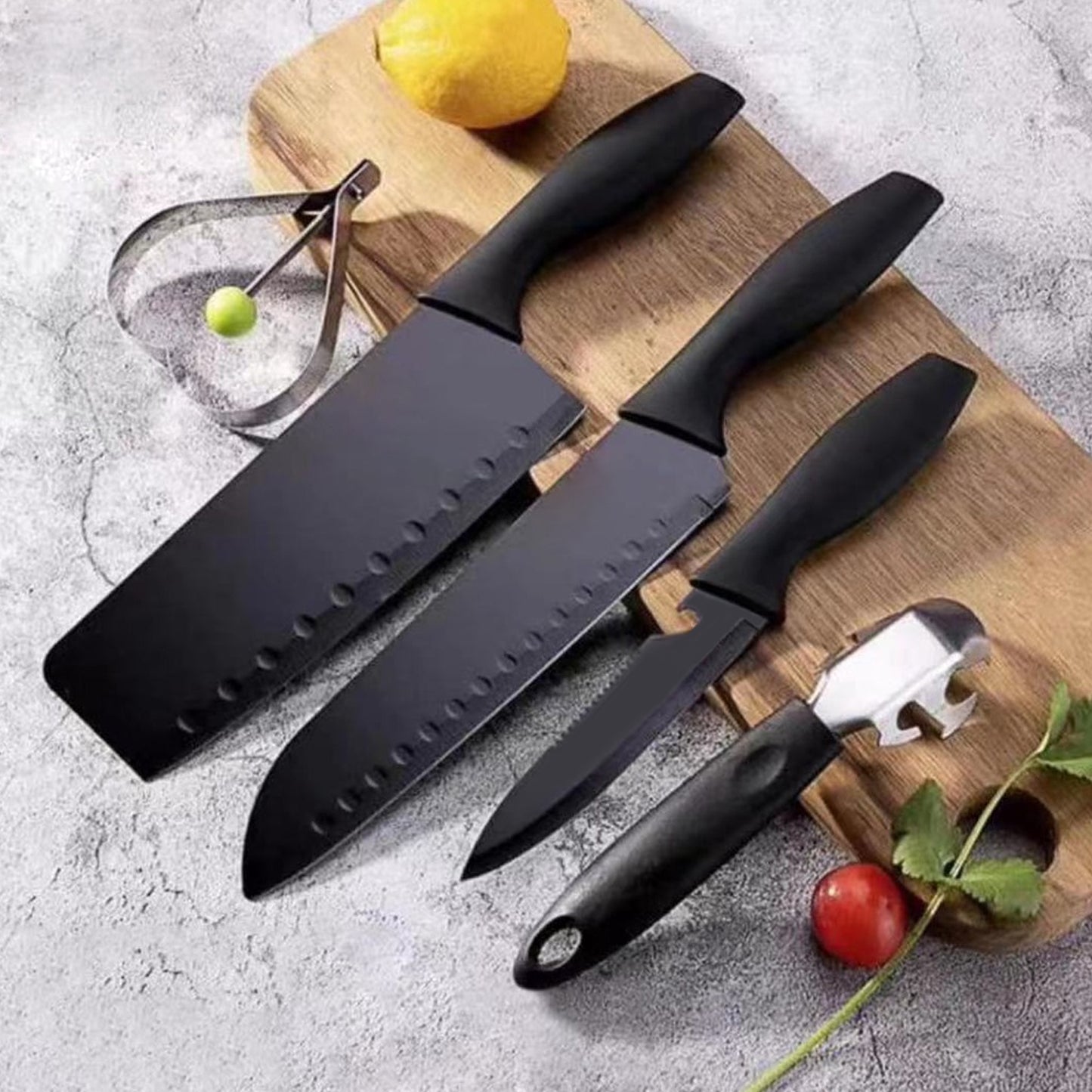 5-Piece Forged Stainless Steel Kitchen Knife Set - Happy Price - Image 6