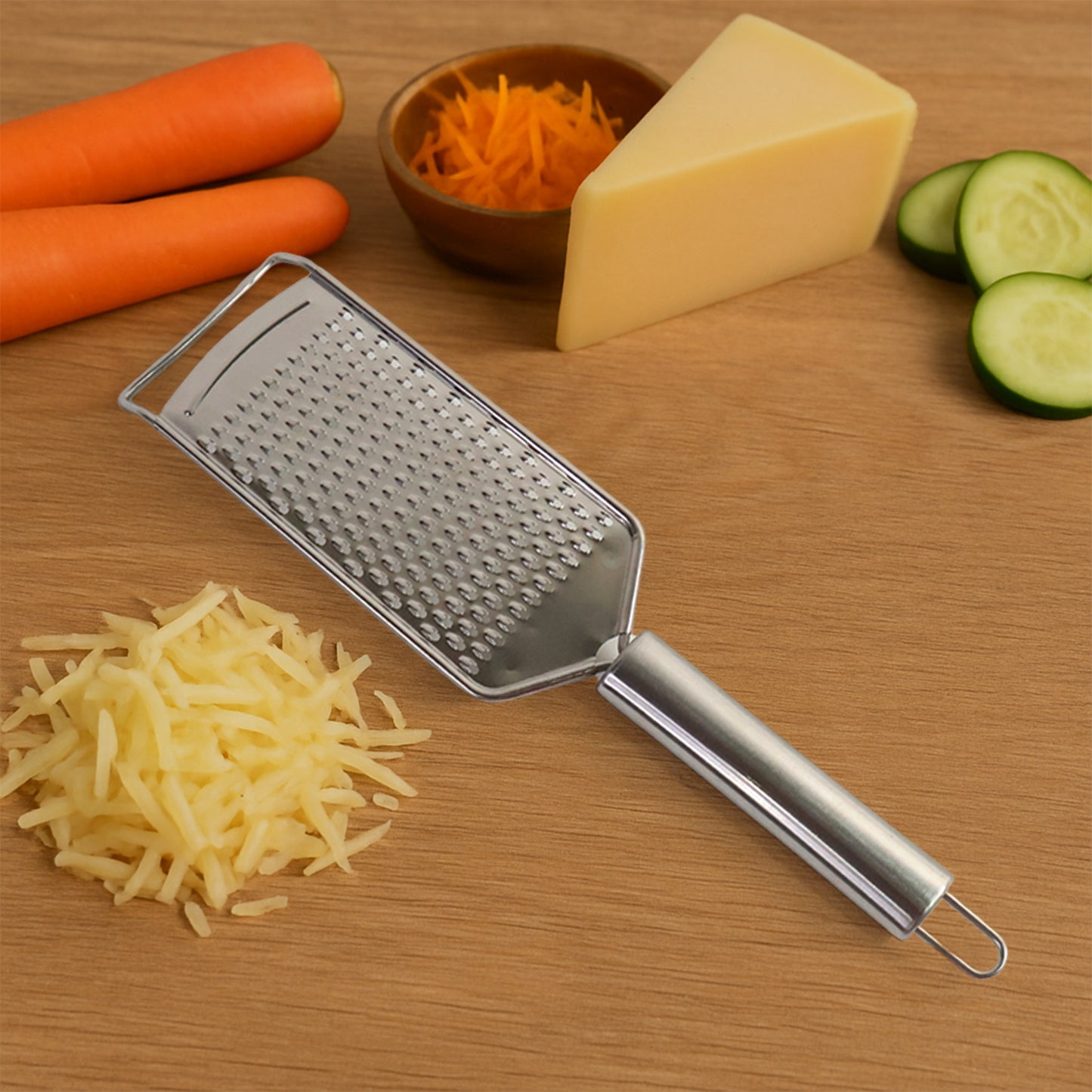 Stainless Steel Vegetable Grater for Kitchen - 1 Piece - Happy Price - Image 6