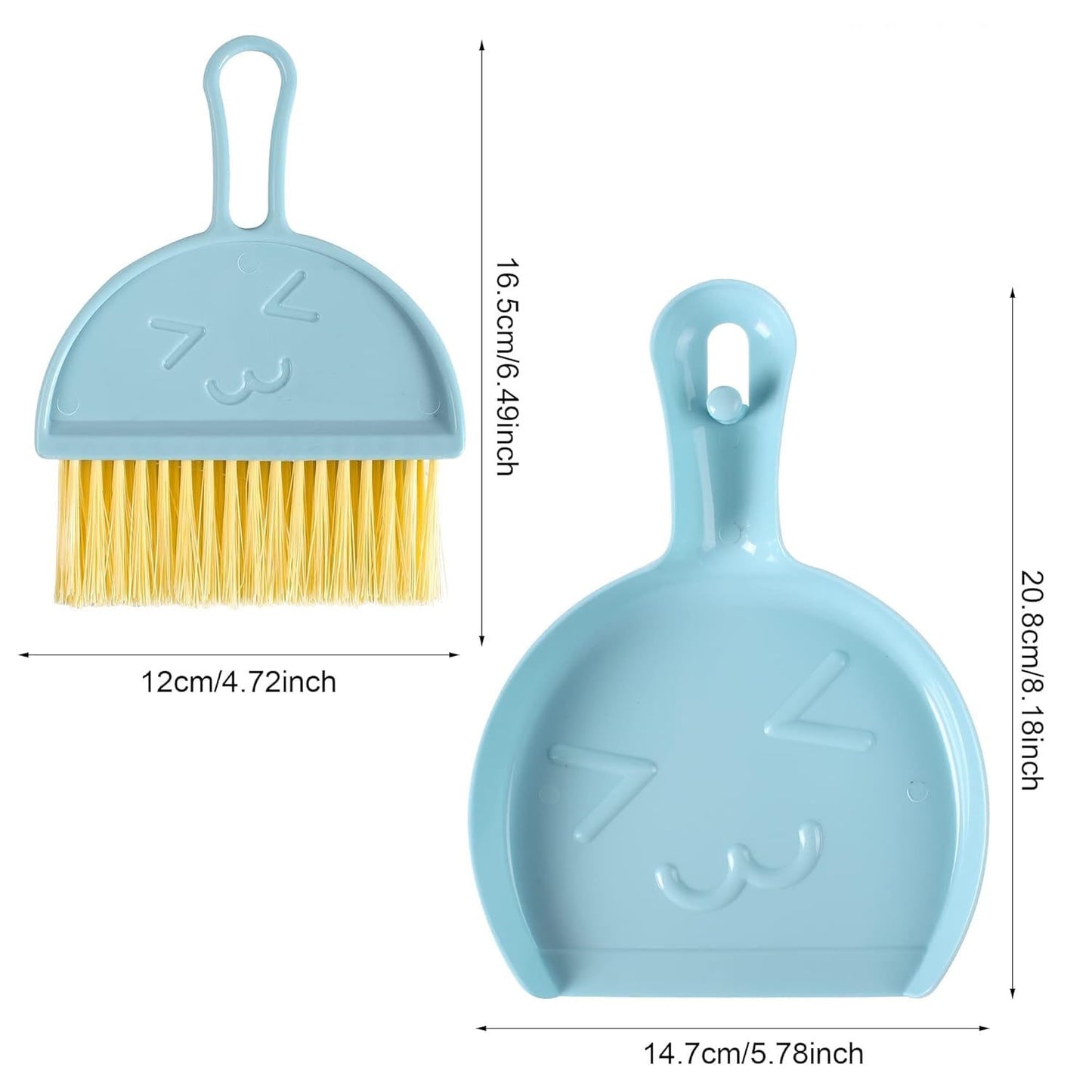 Compact 2-in-1 Dustpan and Brush Set for Quick Home Cleaning (1 Set) - Happy Price - Image 5
