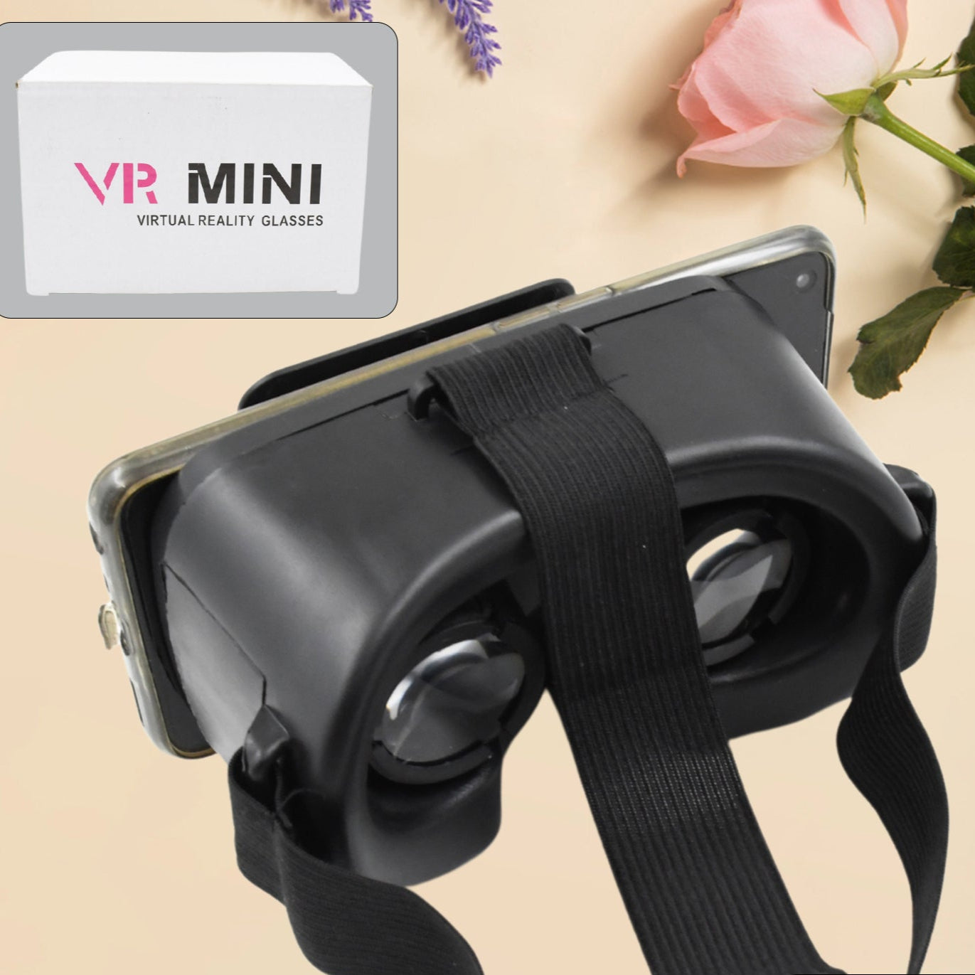 3d Vr Glasses Virtual Reality Goggles Headset For All Smartphonevr Goggles-for 3d Vr Movies Video Games (1 Pc) - Happy Price - Image 1