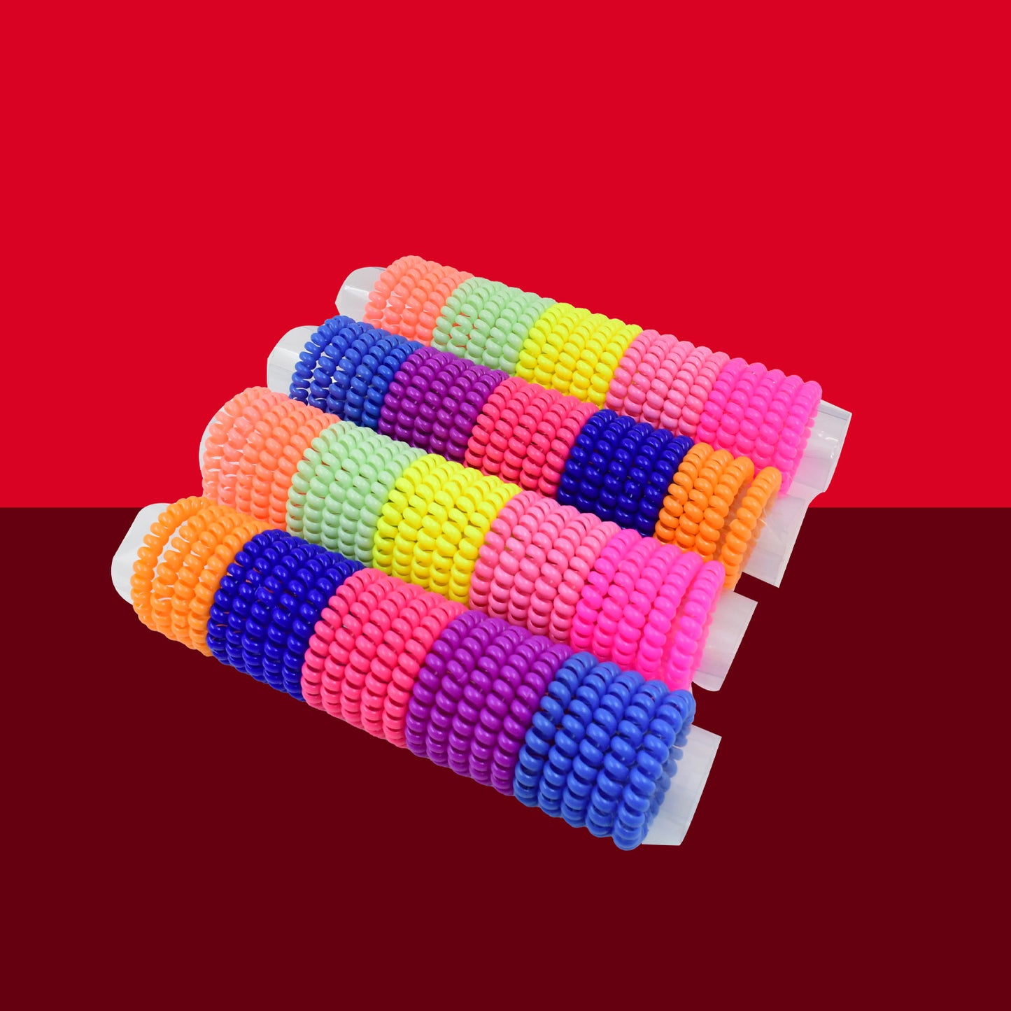 Telephone Wire Hair Bands Pack Of 100 Pcs - Happy Price - Image 5