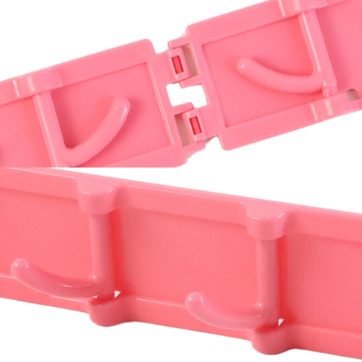 Rotating 6-Hook Wall Hanger - Foldable & Adhesive Organizer (1 Pc) - Happy Price - Image 4