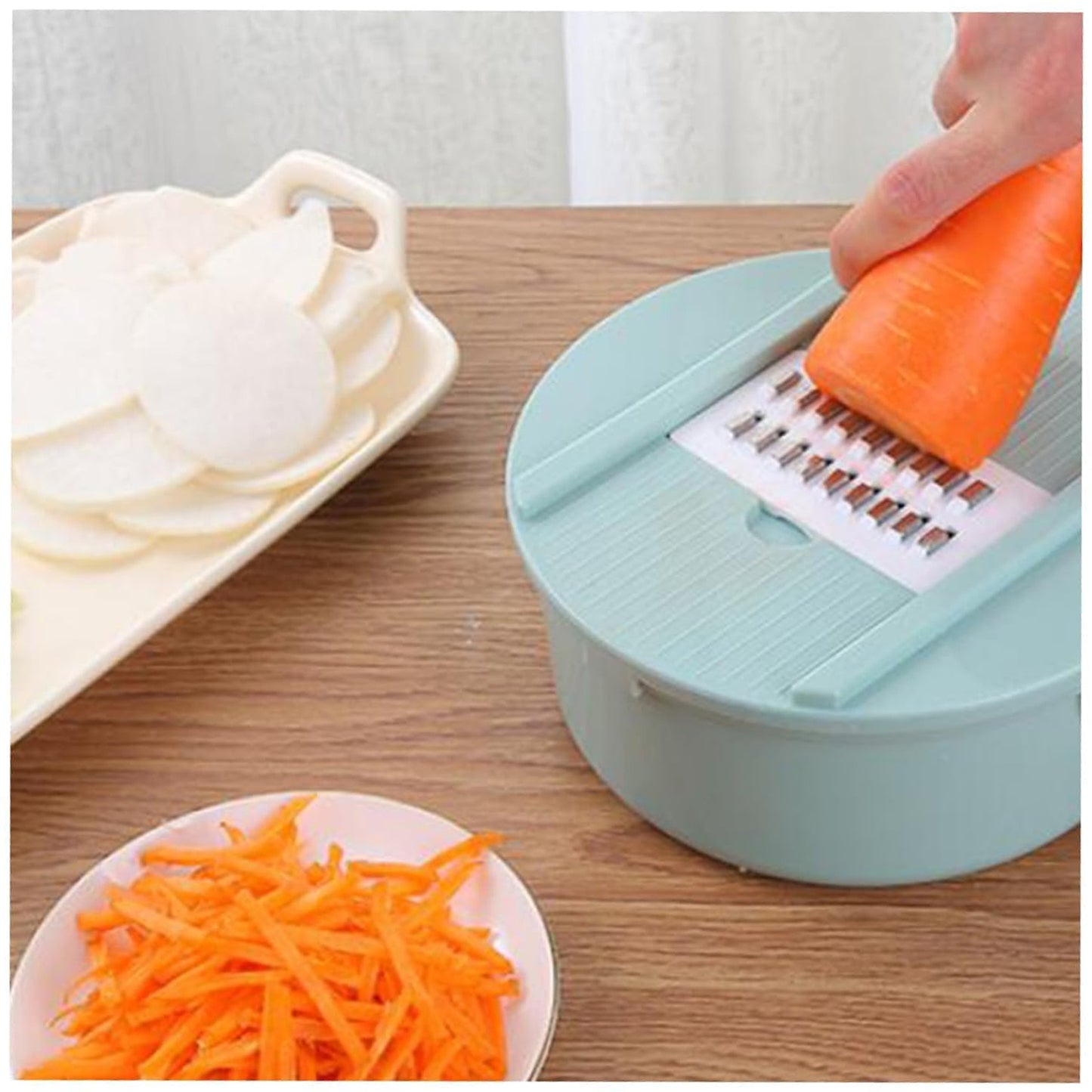All-in-One Vegetable Cutter and Slicer Set with Container - Happy Price - Image 5