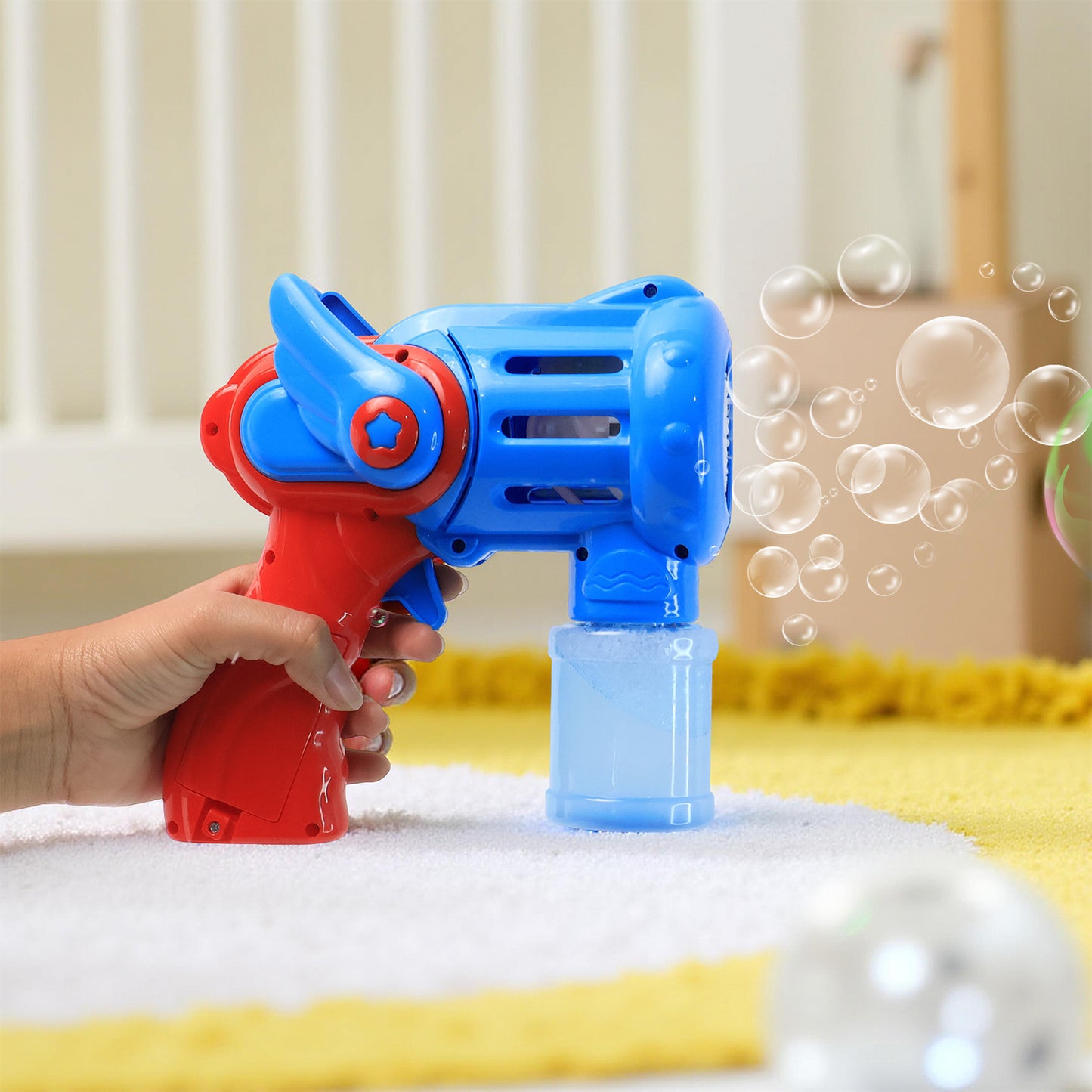 Rechargeable Bubble Gun Toy For Kids (1 Set) - Happy Price - Image 6
