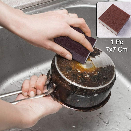 Multipurpose Kitchen Scrub Sponge Block - 7x7 cm, 1 Pc - Happy Price - Image 1