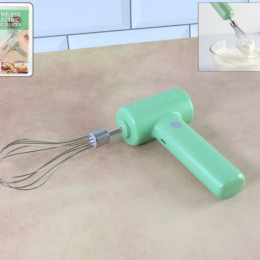 Rechargeable Cordless Electric Hand Whisk - 1 Pc - Happy Price - Image 1