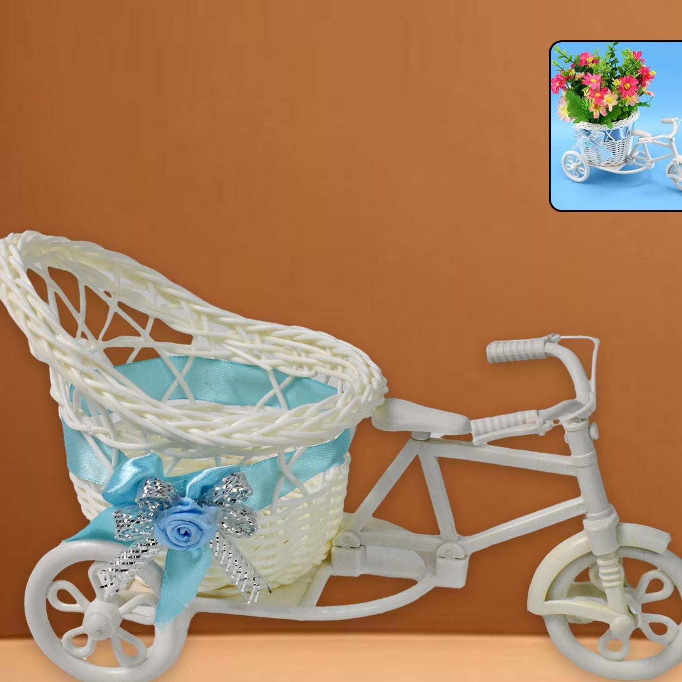 Plastic Cycle Flower Vases For Home Decor Bicycle Flower Pot Stand