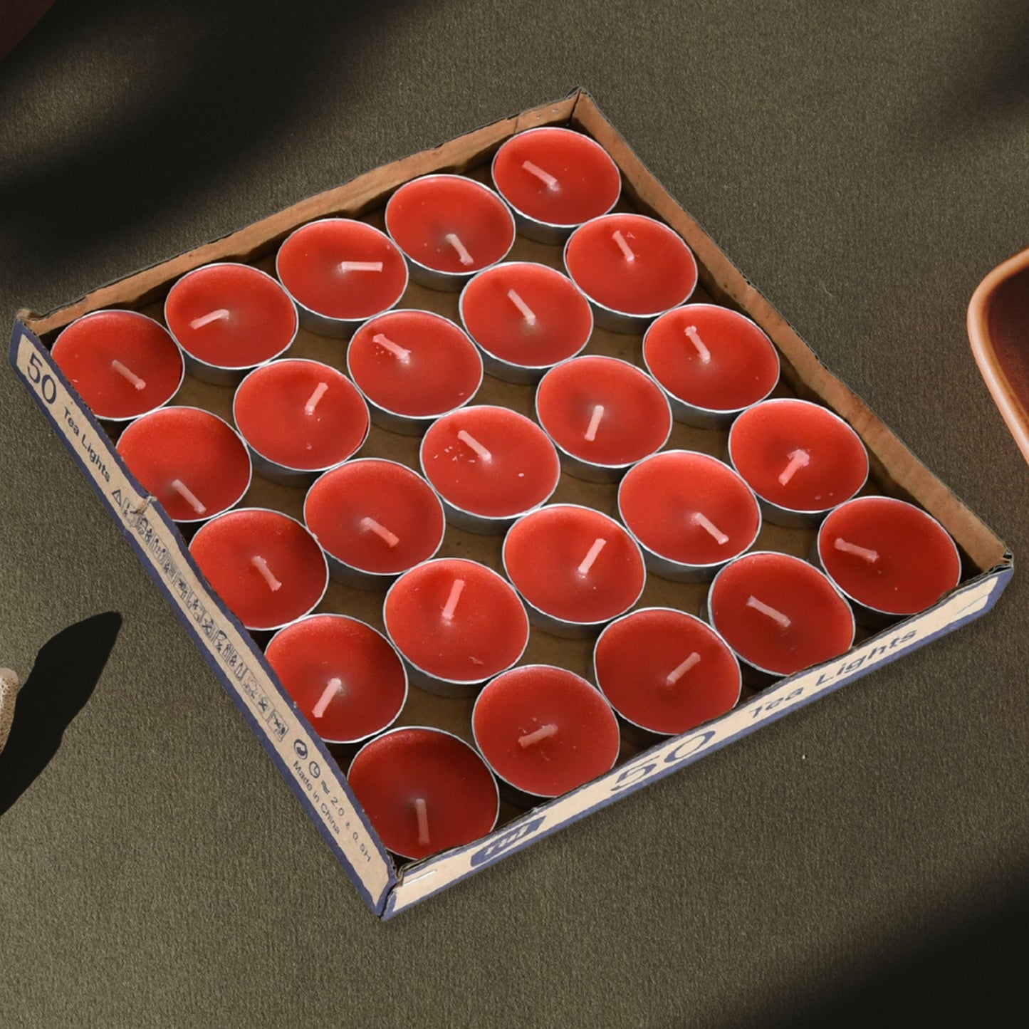 12691 Tealight Candles Set Smokeless Candles Tealight Diwali Candles For Diwali Home Decor Decoration Party Festivals For Mood Dinners Parities Home Decoration Wedding Candle (50 Pcs Set) - Happy Price - Image 3