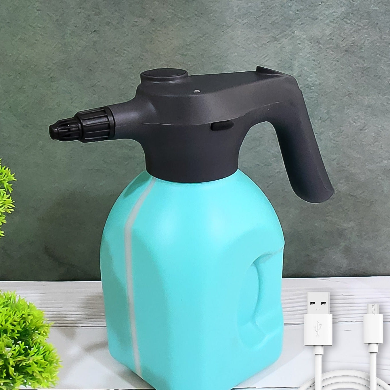 Electric Spray Bottle Garden Sprayer Automatic Watering Can (1pc  2ltr.) - Happy Price - Image 1