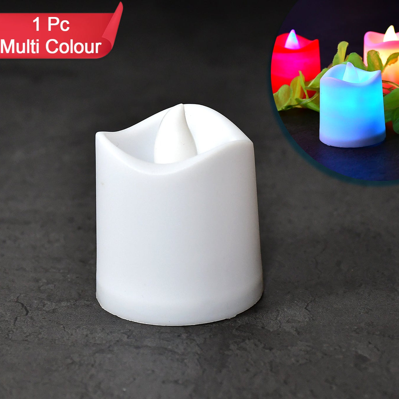 6430 1pc Festival Decorative - Led Tealight Candles  Battery Operated Candle Ideal For Party. - Happy Price - Image 1