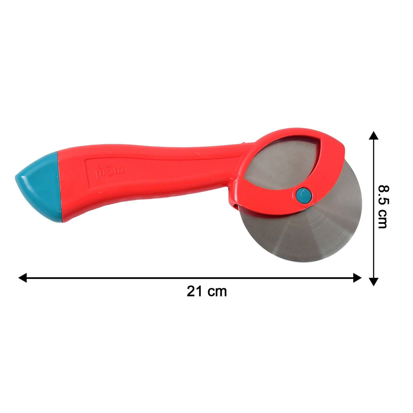 Premium Stainless Steel Pizza Cutter with Ergonomic Handle (1 Pc) - Happy Price - Image 3