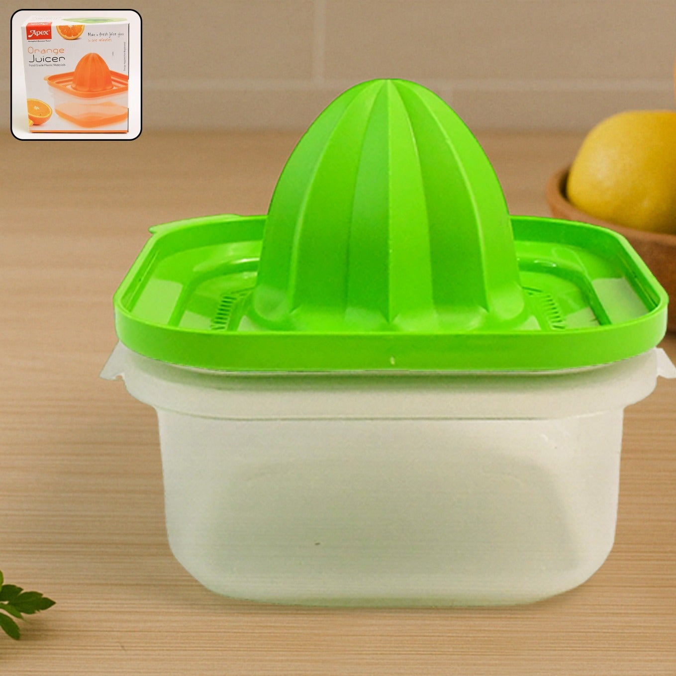 Apex Manual Hand Press Orange Juicer (1 Pc) - Happy Price - Image 1