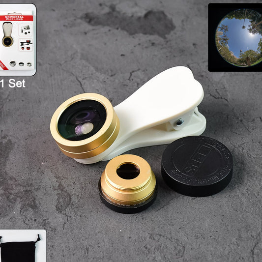 Universal Clip-on Mobile Camera Lens Kit (1 Set) - Happy Price - Image 1