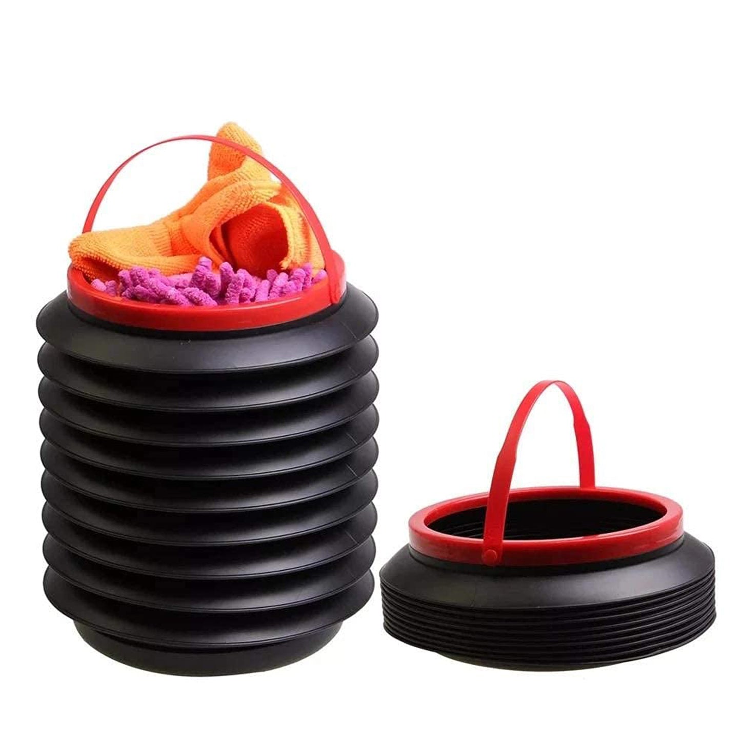Foldable Storage Bucket  Water Container  Dustbin Multiuse Bucket For Home  Car  Kitchen Use Bucket - Happy Price - Image 5