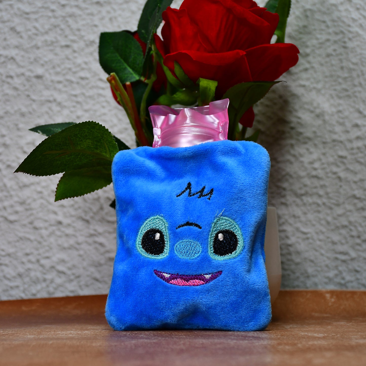 Blue Stitch Small Hot Water Bag With Cover For Pain Relief Neck Shoulder Pain And Hand Feet Warmer Menstrual Cramps. - Happy Price - Image 6