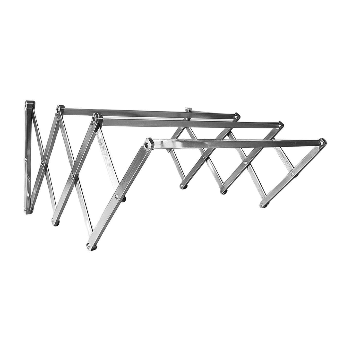 Stainless Steel Wall-mounted Folding Clothes Drying Rack - Happy Price - Image 5