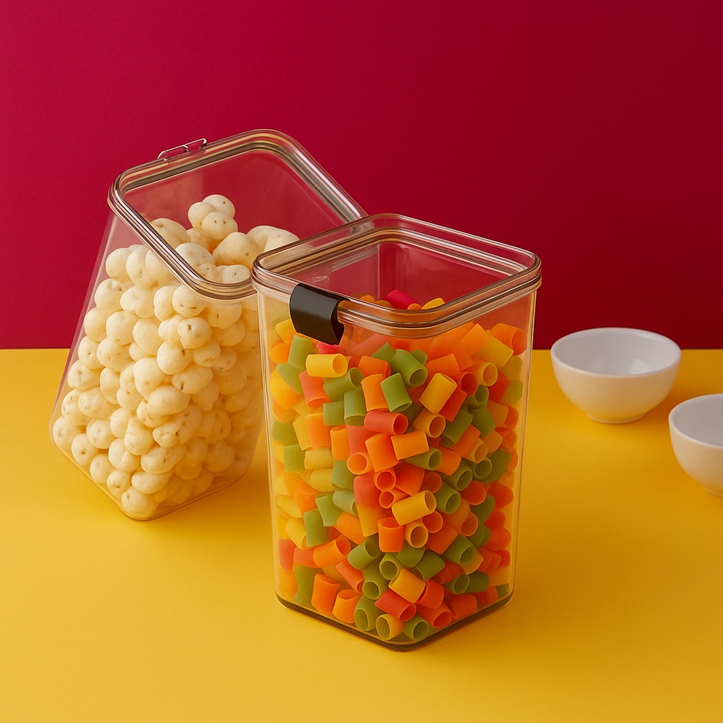 1700 Ml Airtight Lock  Lock Plastic Storage Container (1 Pc) - Happy Price - Image 4