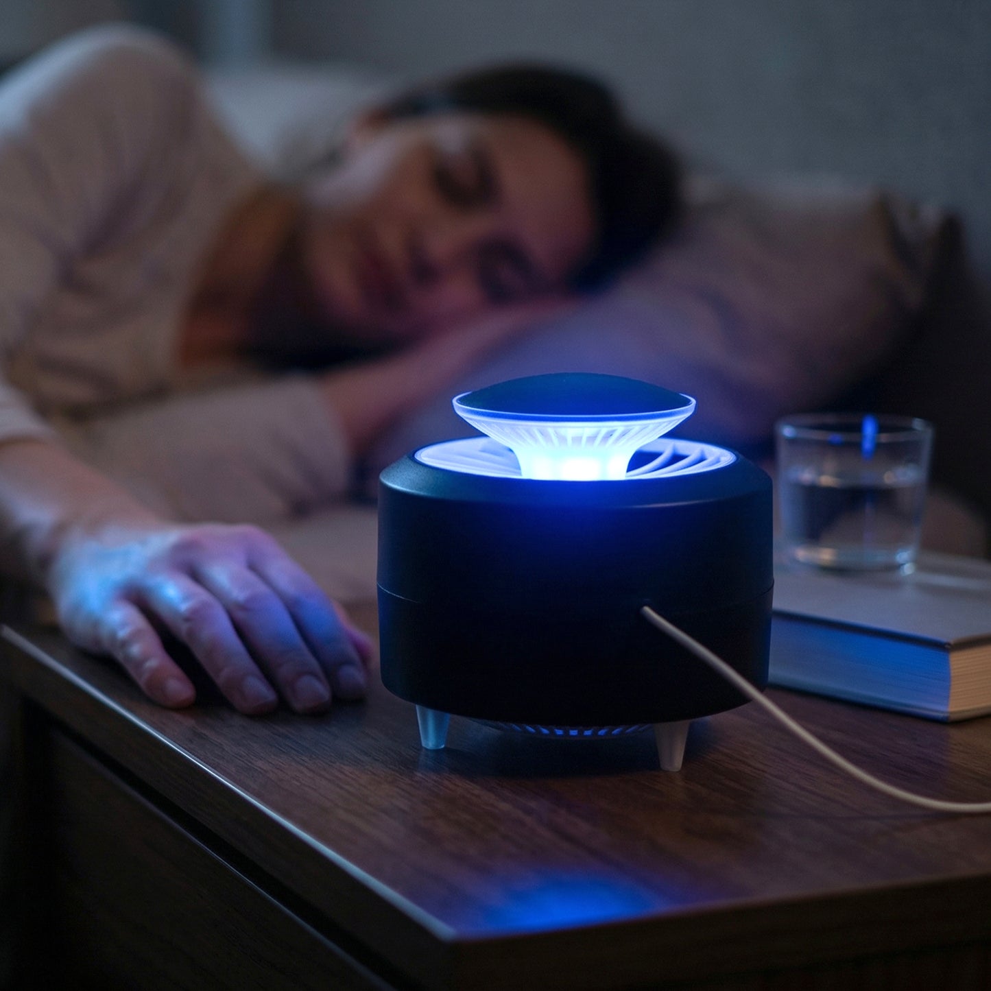 Electric Mosquito Killer Lamp Usb Powered Mosquito Trap Night Lamp (1 Pc)