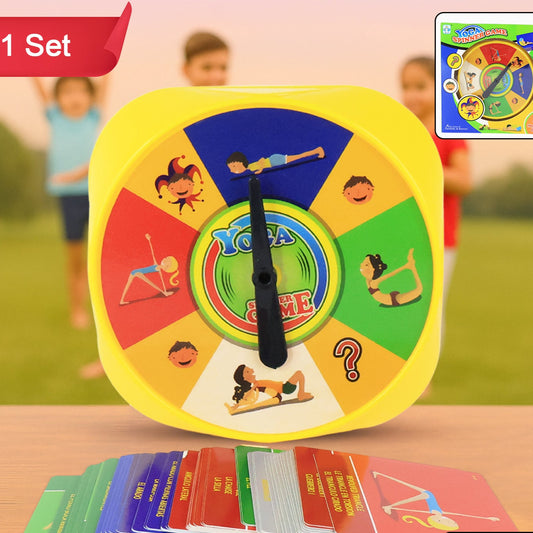 Interactive Yoga Pose Spinner Game for Kids & Adults - Fun Fitness Activity Set - Happy Price - Image 1